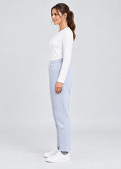 Women’s Pintuck Straight Leg Fleece Joggers with Pockets – FNT 009