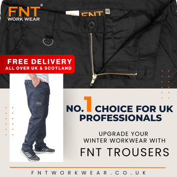Washable Multi-Pocket Workwear Trousers for Painters in the UK & Scotland - FNT WorkWear