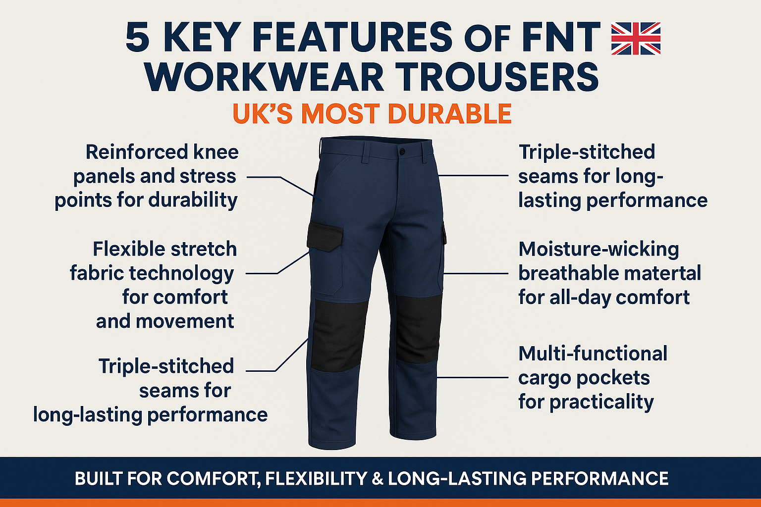 5 Features That Make Our Workwear Trousers the Most Durable in the UK