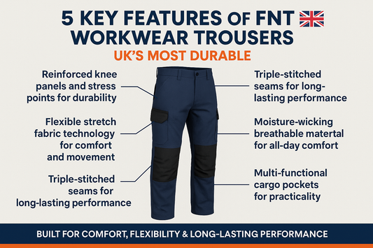 5 Features That Make Our Workwear Trousers the Most Durable in the UK - FNT WorkWear