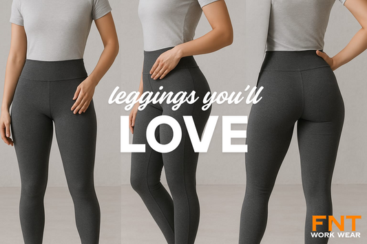 High Waist Gym Leggings with Tummy Control: Comfort Meets Style - FNT WorkWear