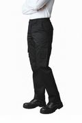 Womens Cargo Combat Work Trousers with Comfort Fit Elasticated Waist
