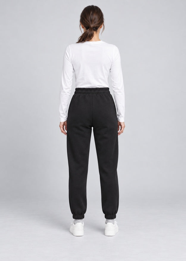 Women’s  Fleece Joggers with Pockets & Drawstring Waist – FNT 011