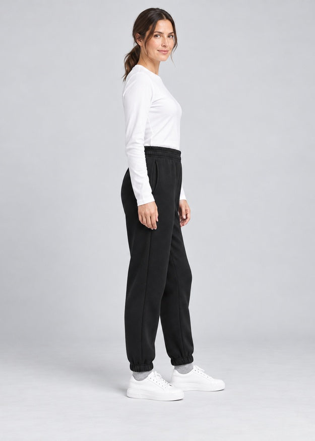 Women’s Straight Leg Fleece Joggers with Pockets – FNT 013