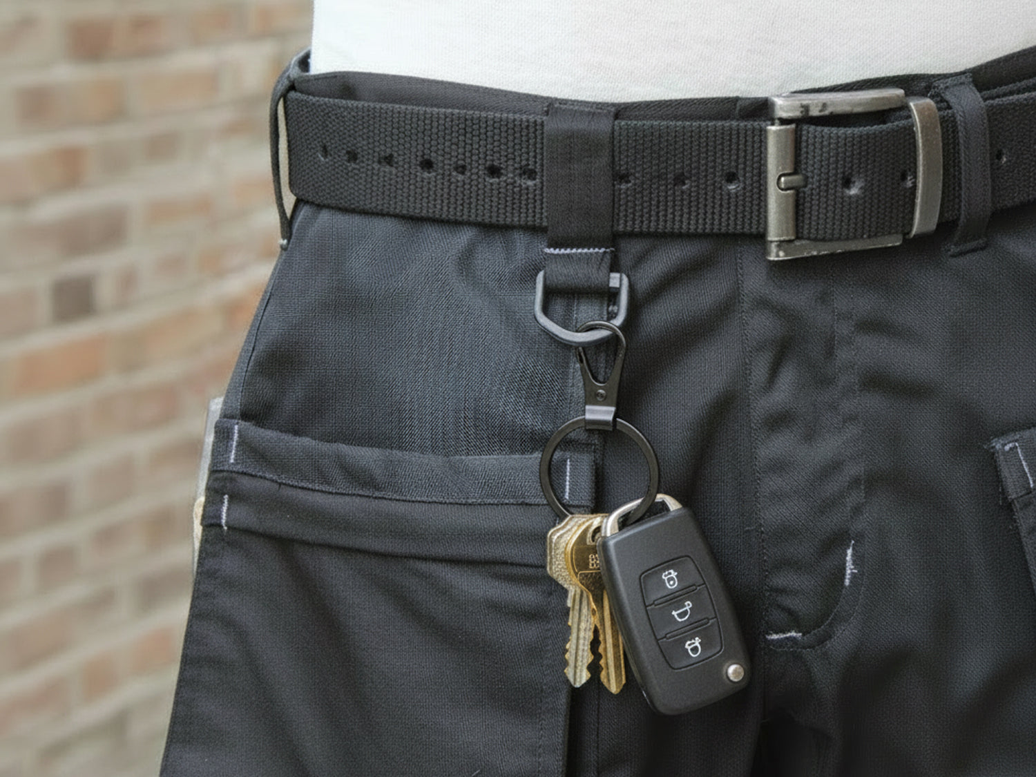 Men’s Heavy Duty Cargo Work Trousers with Multi Pockets – FNT 211
