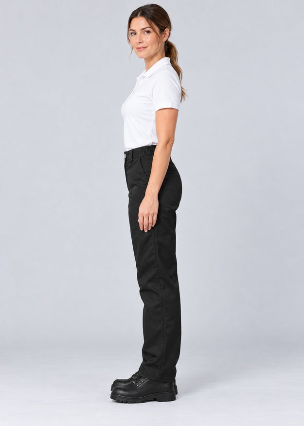 Women’s Cargo Work Trousers with Elasticated Waist – FNT 214