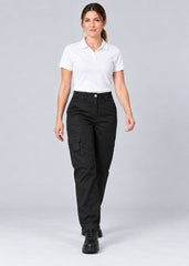Women’s Cargo Work Trousers with Elasticated Waist – FNT 214