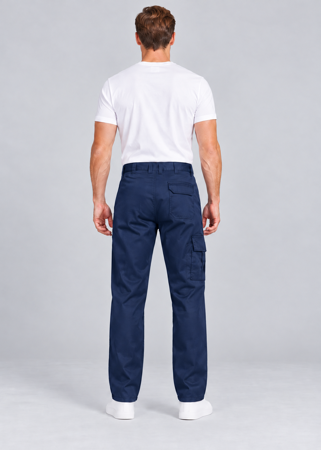 Men’s Multi Pocket Cargo Combat Work Trousers, Sizes 28–56 – FNT 204