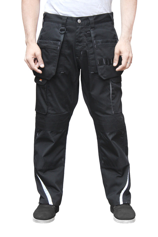 Heavy Duty Men's Multi Pockets Safety Cargo Work Trousers Work Pants  FNT Workwear - FNT WorkWear