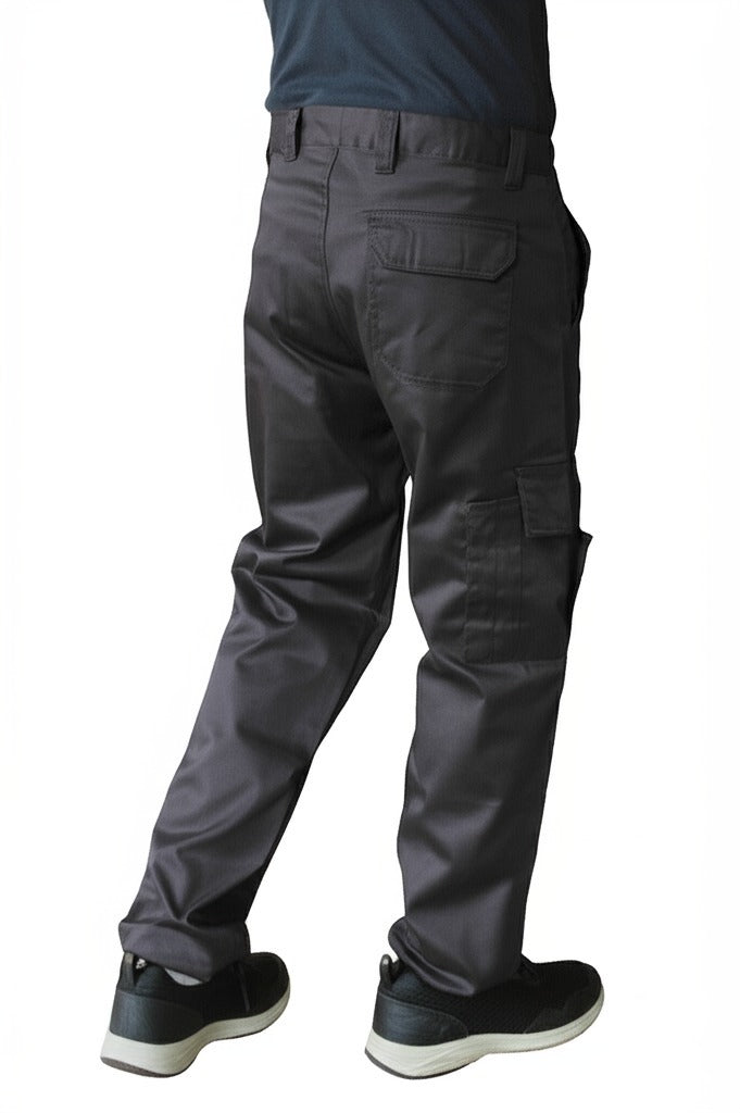 Men's Cargo Combat Work Trouser Multi Pocket Work Pants Size 28 to 56 - FNT WorkWear