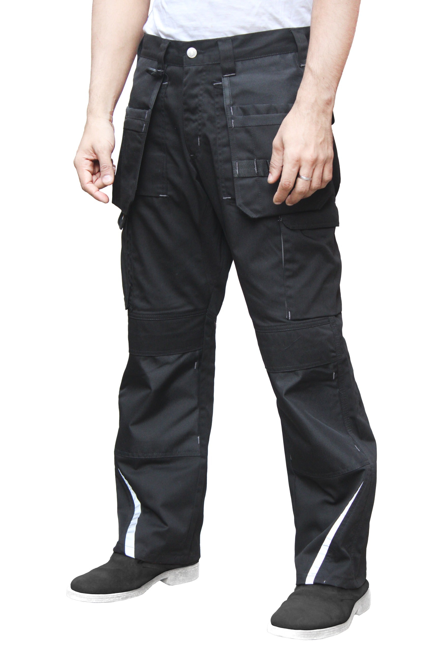 Heavy Duty Men's Multi Pockets Safety Cargo Work Trousers Work Pants  FNT Workwear - FNT WorkWear
