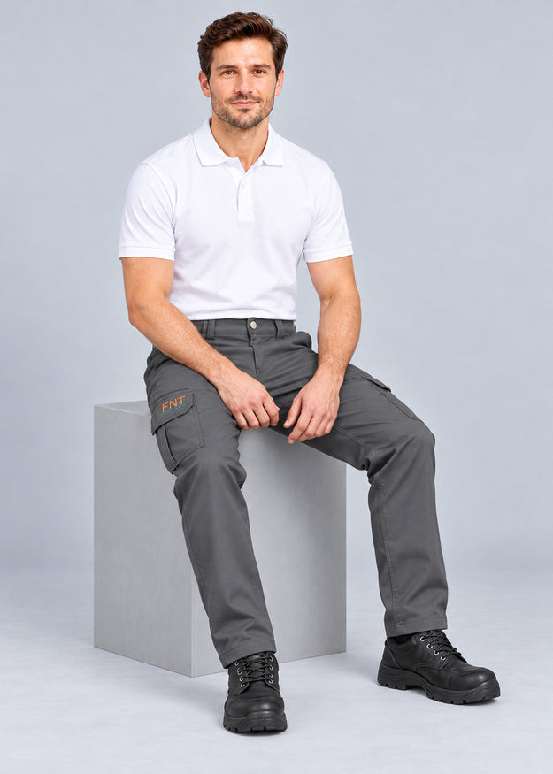 Men’s Multi Pocket Cargo Combat Work Trousers – FNT 205
