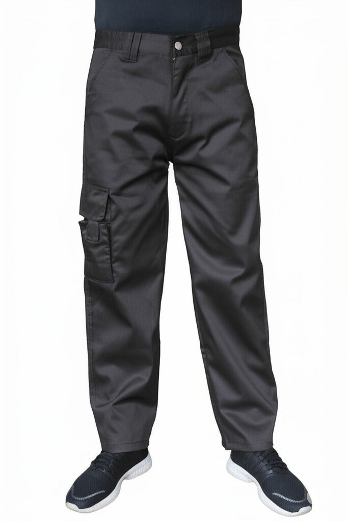 Men's Cargo Combat Work Trouser Multi Pocket Work Pants Size 28 to 56 - FNT WorkWear