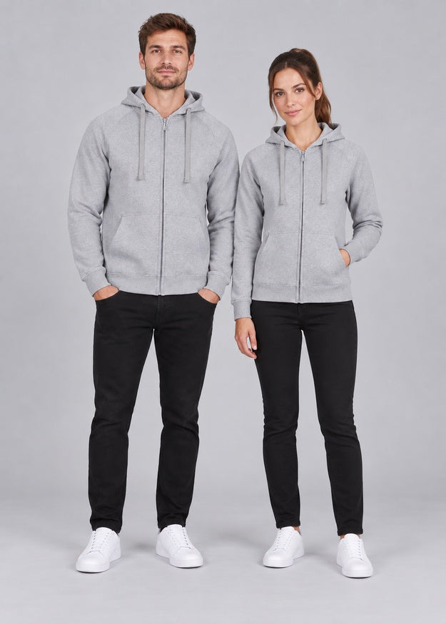 Lucidbloom Unisex Zip Up Fleece Hoodie – MLT 007