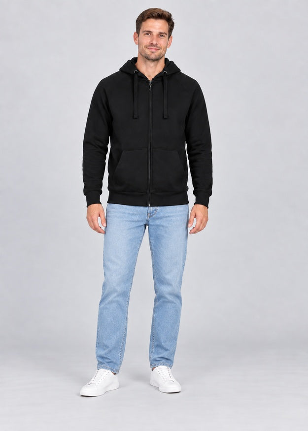 Lucidbloom Unisex Zip Up Fleece Hoodie – MLT 007
