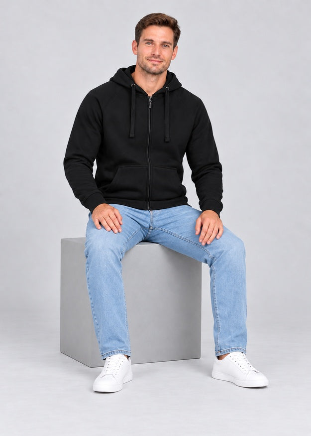 Lucidbloom Unisex Zip Up Fleece Hoodie – MLT 007