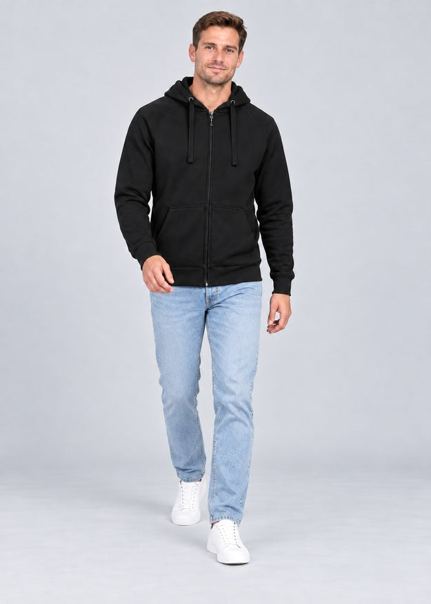 Lucidbloom Unisex Zip Up Fleece Hoodie – MLT 007