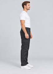 Men’s Multi Pocket Cargo Combat Work Trousers, Sizes 28–56 – FNT 204