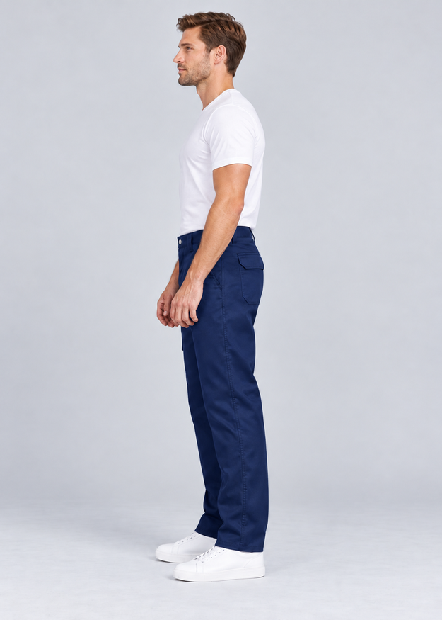 Men’s Multi Pocket Cargo Combat Work Trousers, Sizes 28–56 – FNT 204