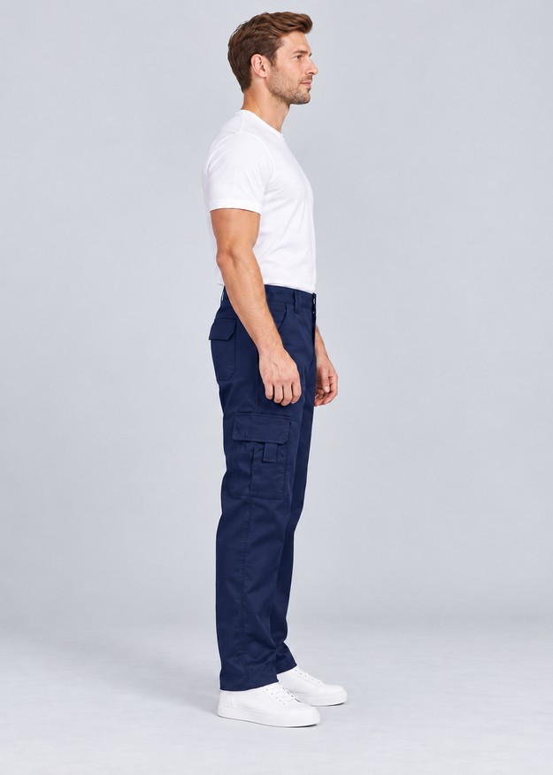 Men’s Multi Pocket Cargo Combat Work Trousers, Sizes 28–56 – FNT 204