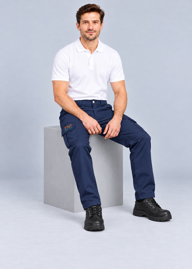 Men’s Multi Pocket Cargo Combat Work Trousers – FNT 205