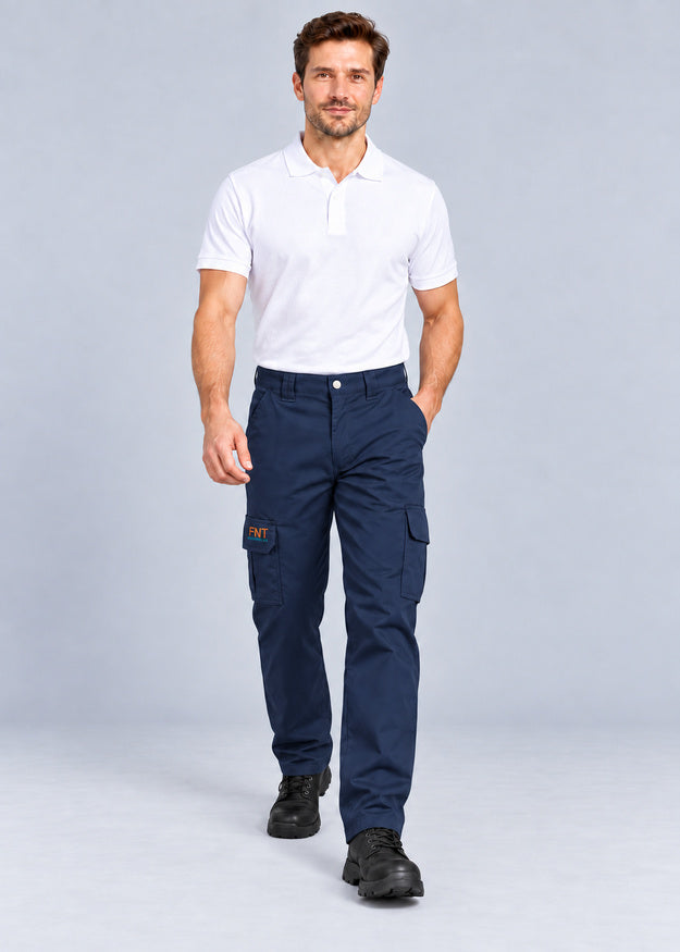 Men’s Multi Pocket Cargo Combat Work Trousers – FNT 205