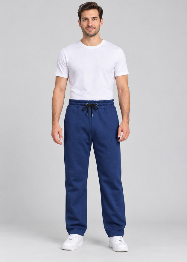 Men’s Workwear Fleece Jogging Bottoms with Drawstring Waist – FNT 005