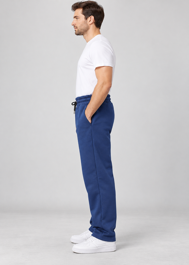 Men’s Workwear Fleece Jogging Bottoms with Drawstring Waist – FNT 005