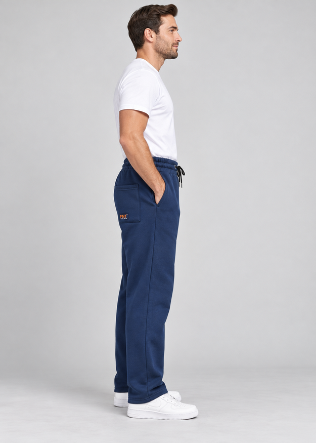 Men’s Workwear Fleece Jogging Bottoms with Drawstring Waist – FNT 005