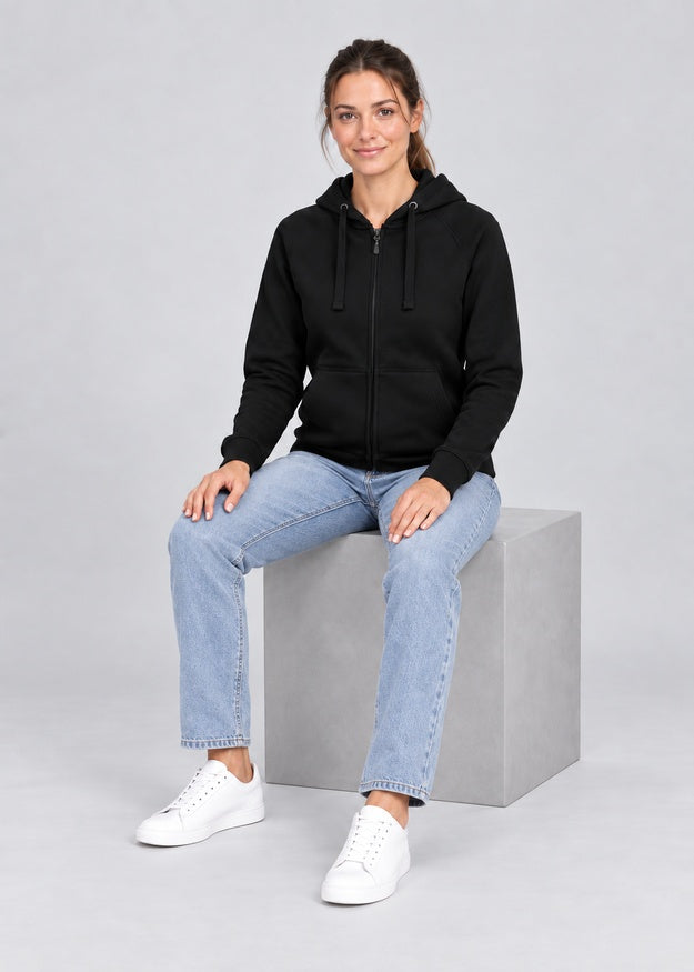 Lucidbloom Unisex Zip Up Fleece Hoodie – MLT 007
